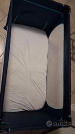 materasso lettino con sbarre bimbi
