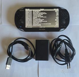 Sony PS Vita 1000 OLED Black Con Caricatore 