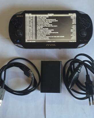 Sony PS Vita 1000 OLED Black Con Caricatore 