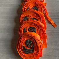 Cinghie ancoraggio arancione 50 pezzi