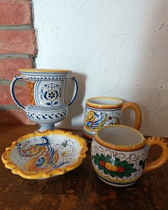 Lotto ceramiche Deruta