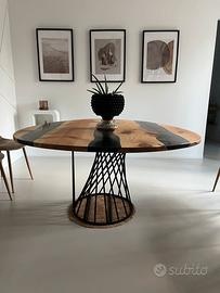 Tavolo living di design artigianale