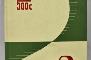 Libretto di uso e manutenzione Fiat 500 C - 1949