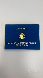 VATICANO 500 LIRE ARGENTO 1991 GIOVANNI PAOLO II