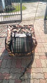 carrettino per trasporto cane con bicicletta 