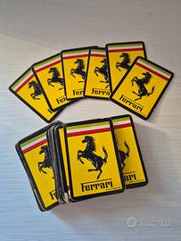 Carte da gioco Ferrari vintage rare anni 70