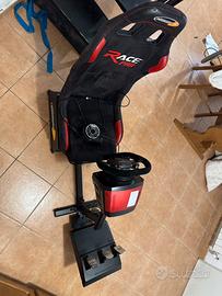 Volante sedile e pedaliera