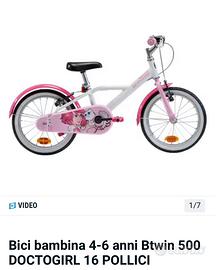 Bici bambina 4-6 anni btwin