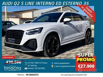Audi Q2 S Line interno ed esterno 2.0 TDI 150...