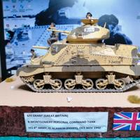 Diorama 1:35 carro armato inglese M3 Grant Monty