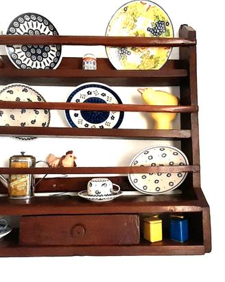 Piattaia stile arte povera in legno