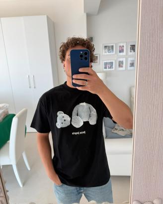 Palm Angels Broken Bear T-Shirt Nera – Taglia L