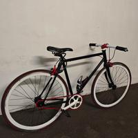 Bici Scatto Fisso Acciaio Artigianale Convertibile