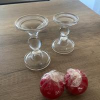Portacandele in vetro