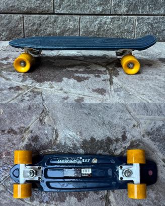 Penny board blu ruote gialle