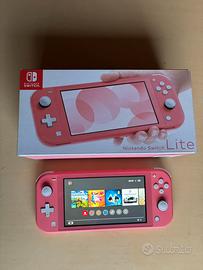 nintendo switch lite color corallo