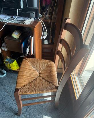 Sedia legno set da 2