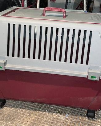 Trasportino con ruote per cani di taglia media