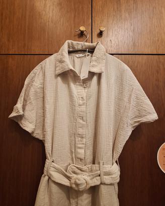 Mango Belt Long Jumpsuite