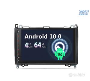 RADIO GPS ANDROID 14 PER MERCEDES CLASSE A B VITO 