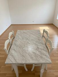 Set Tavolo e 4 Sedie Margot Scavolini