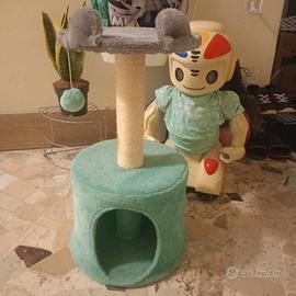 Tiragraffi per gatti in tessuto e sisal