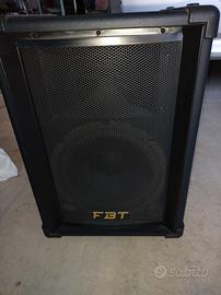 Cassa Fbt Gl20A+Casse amplificate Fbt 5Ba +altro