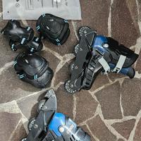 Pattini in linea roller Roces  protezioni bambini
