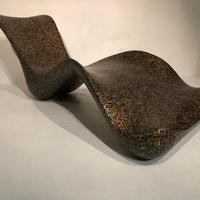 Chaise-longue thailandese pezzo unico in mosaico