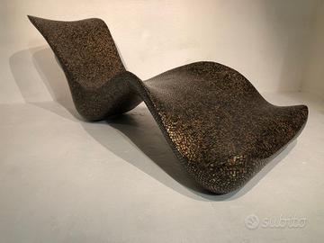 Chaise-longue thailandese pezzo unico in mosaico