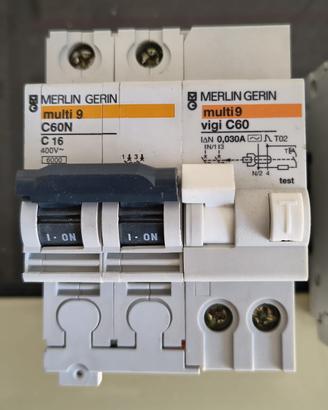 Interruttore Magnetotermico Differenziale Merlin G