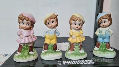 set 4 bimbi ceramica