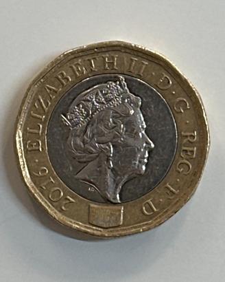 One Pound 2016 errore di conio