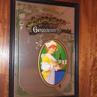 Quadro specchio originale Gerolsteiner Sprüdel