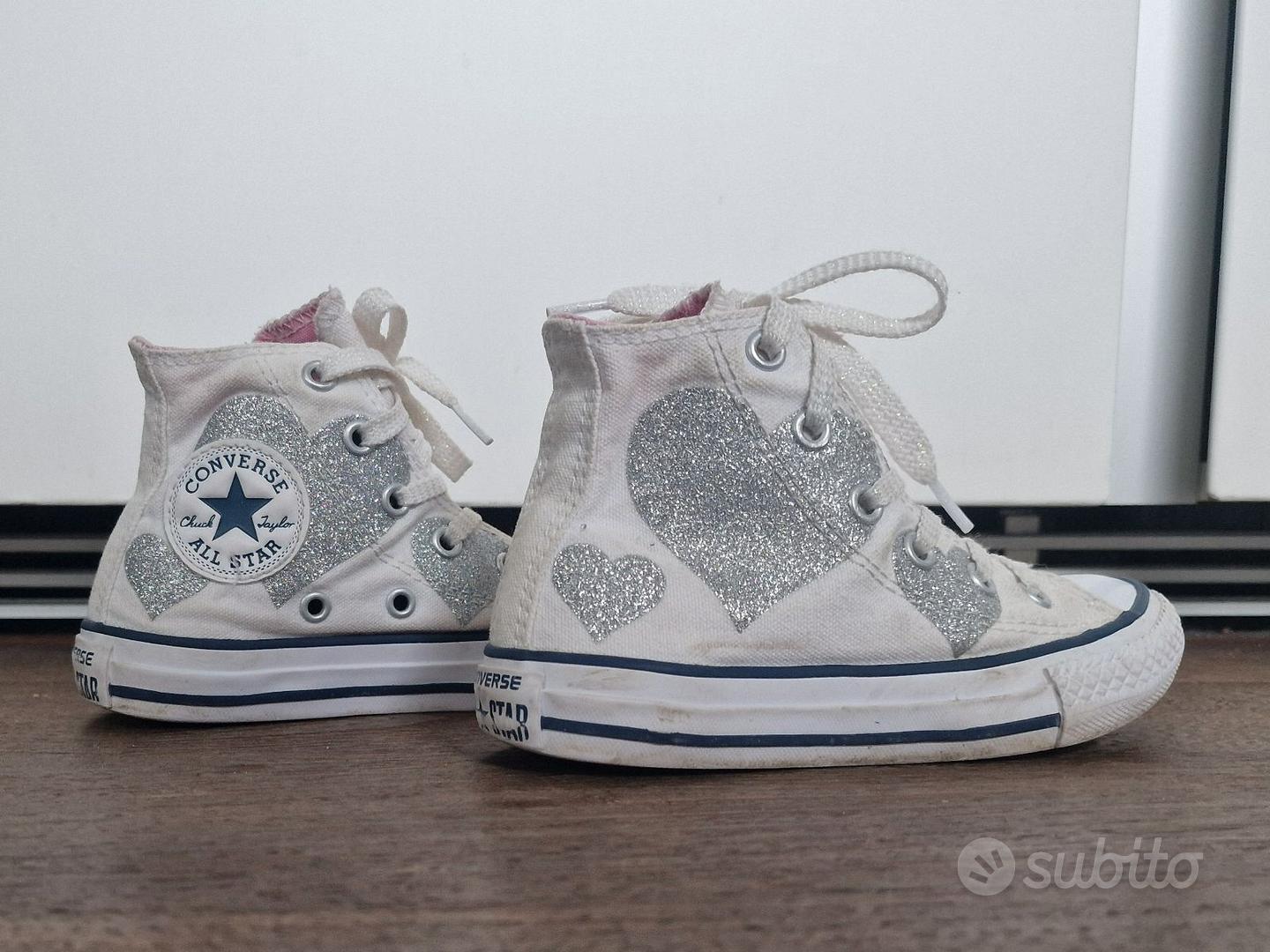 Converse deals glitter bambina