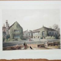 Stampa litotinta antica «Smithell's Hall»