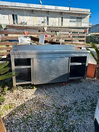 Acciaio inox banco lavoro professionale