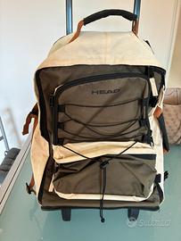 Zaino trolley HEAD in usato pochissimo