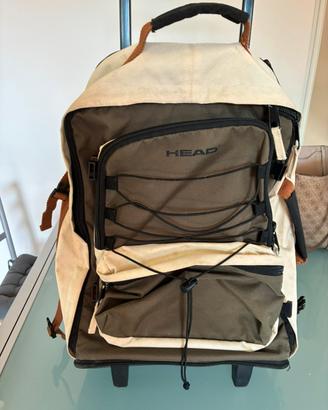 Zaino trolley HEAD in usato pochissimo