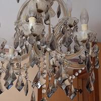 Lampadario Vintage in cristallo