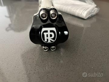 Attacco manubrio ritchey wcs bianco 130 mm