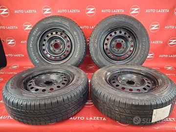4 Cerchi in Ferro R15 5x114.3 Originali Nissan