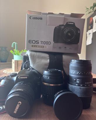CANON 1100D + obiettivi