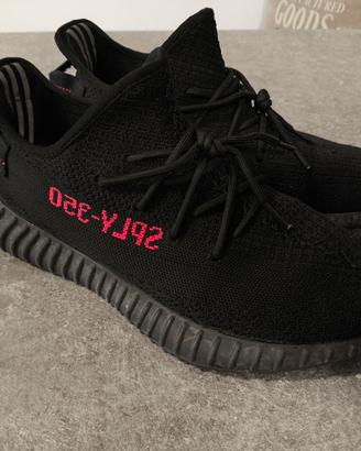 Adidas yeezy sply 350 black red