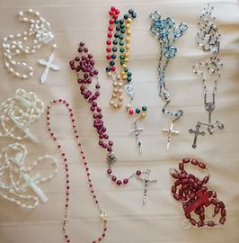 lotto di Rosari vario tipo leggere