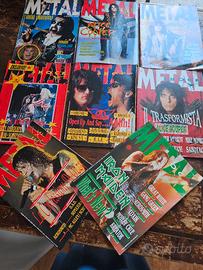 lotto n. 11 riviste metal 1987-1989