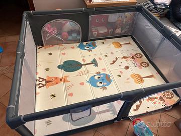 Box giochi bambini 150x180cm con tappeto