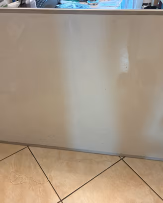 Lavagna magnetica bianca 120x90 + accessori