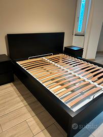 Letto contenitore con comodini