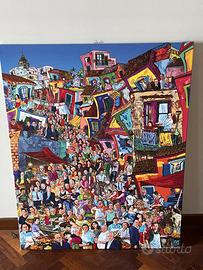 Stampa su tela raffigurante Ballarò